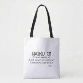 HAIKU 01 TOTE BAG (Voorkant)