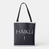 HAIKU 01 TOTE BAG (Achterkant)