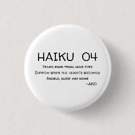 HAIKU 04 RONDE BUTTON 3,2 CM