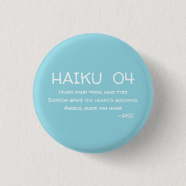 HAIKU 04 RONDE BUTTON 3,2 CM