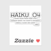 HAIKU 04 STICKER (Vel)