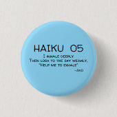 HAIKU 05 RONDE BUTTON 3,2 CM (Voorkant)