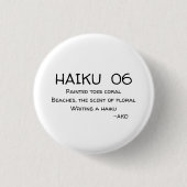 HAIKU 06 RONDE BUTTON 3,2 CM (Voorkant)
