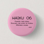 HAIKU 06 RONDE BUTTON 3,2 CM (Voorkant)