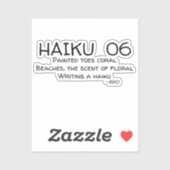 HAIKU 06 STICKER (Vel)