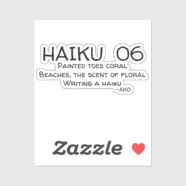 HAIKU 06 STICKER