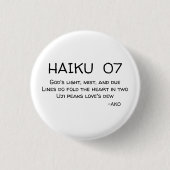 HAIKU 07 RONDE BUTTON 3,2 CM (Voorkant)