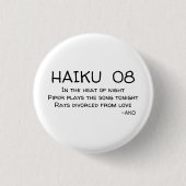 HAIKU 08 RONDE BUTTON 3,2 CM (Voorkant)