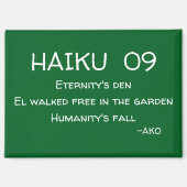 HAIKU 09 MAGNEET (Voorkant)