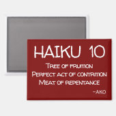 HAIKU 10 MAGNEET (Voorkant / Achterkant)