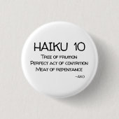 HAIKU 10 RONDE BUTTON 3,2 CM (Voorkant)