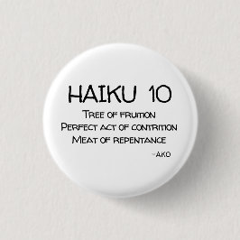 HAIKU 10 RONDE BUTTON 3,2 CM
