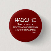 HAIKU 10 RONDE BUTTON 3,2 CM (Voorkant)