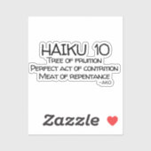 HAIKU 10 STICKER (Vel)