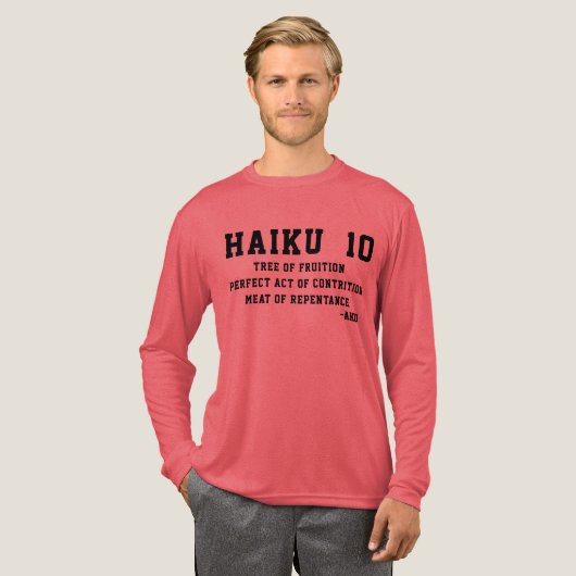 HAIKU 10 Tri-Blend SHIRT (Voorkant)