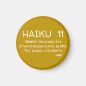 HAIKU 11 Button Magneet (Voorkant)