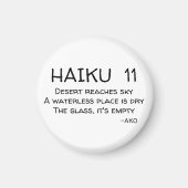 HAIKU 11 Button Magneet (Voorkant)