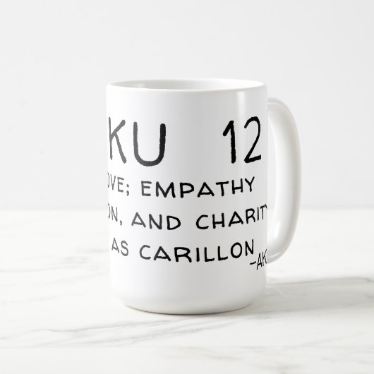 HAIKU 12 KOFFIEMOK (Voorkant rechts)