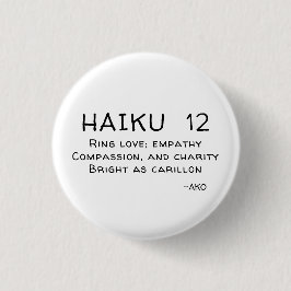 HAIKU 12 RONDE BUTTON 3,2 CM