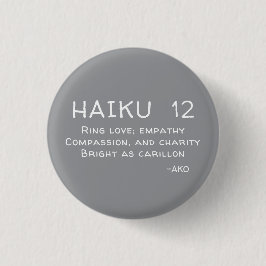 HAIKU 12 RONDE BUTTON 3,2 CM
