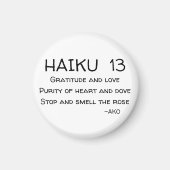 HAIKU 13 MAGNEET (Voorkant)