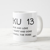 HAIKU 13-Mok Grote Koffiekop (Voorkant rechts)