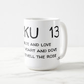 HAIKU 13-Mok Koffiemok (Voorkant rechts)