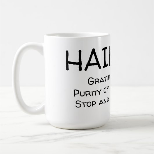 HAIKU 13-Mok Koffiemok (Links)