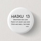 HAIKU 13 RONDE BUTTON 3,2 CM (Voorkant)