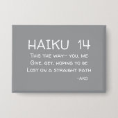 HAIKU 14 Button (Voorkant)