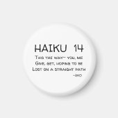 HAIKU 14 Button Magneet (Voorkant)