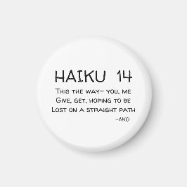 HAIKU 14 Button Magneet