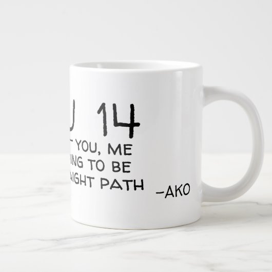 HAIKU 14 GROTE KOFFIEKOP (Rechts)