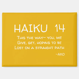 HAIKU 14 MAGNEET