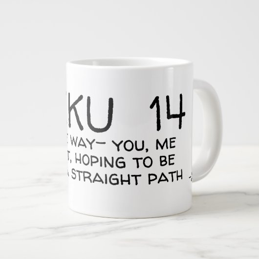 HAIKU 14-Mok Grote Koffiekop (Voorkant rechts)