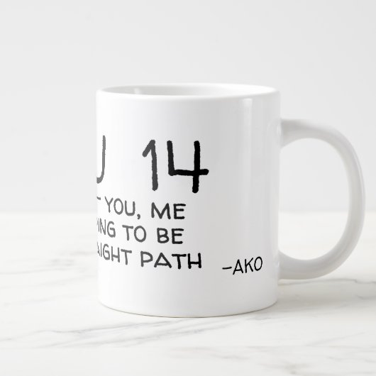 HAIKU 14-Mok Grote Koffiekop (Rechts)