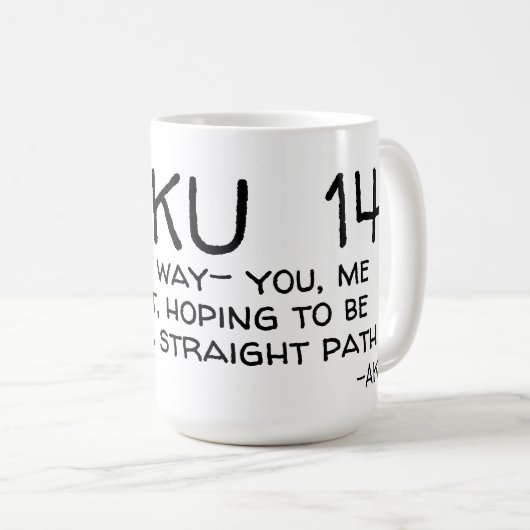 HAIKU 14-Mok Koffiemok (Voorkant rechts)