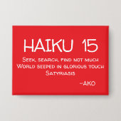 HAIKU 15 BUTTON (Voorkant)