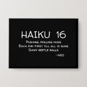 HAIKU 16 BUTTON (Voorkant)