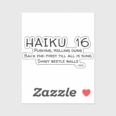 HAIKU 16 STICKER (Vel)