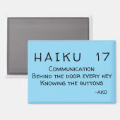 HAIKU 17 MAGNEET (Voorkant / Achterkant)