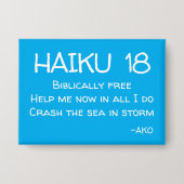 HAIKU 18 BUTTON (Voorkant)