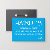 HAIKU 18 BUTTON (Voorkant / Achterkant)