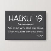 HAIKU 19 BUTTON (Voorkant)