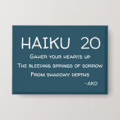 HAIKU 20 BUTTON (Voorkant)