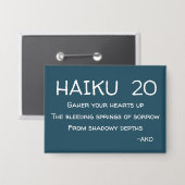 HAIKU 20 BUTTON (Voorkant / Achterkant)