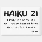 HAIKU 21 MAGNEET (Voorkant)