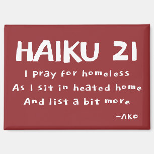 HAIKU 21 MAGNEET