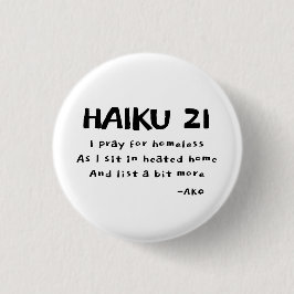 HAIKU 21 RONDE BUTTON 3,2 CM