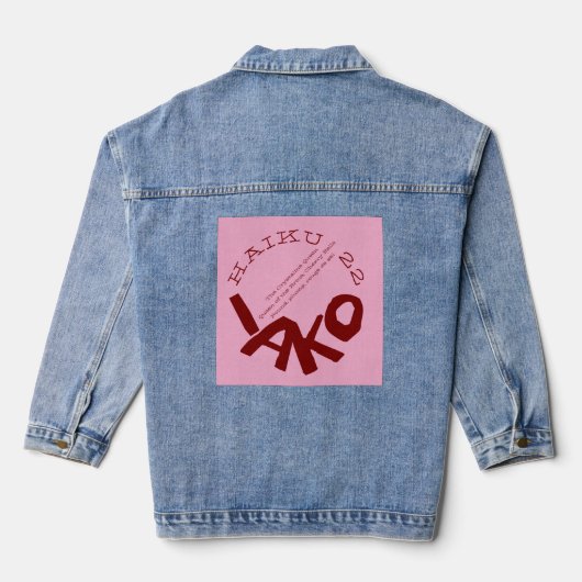 HAIKU 22 DENIM JACKET (Achterkant)